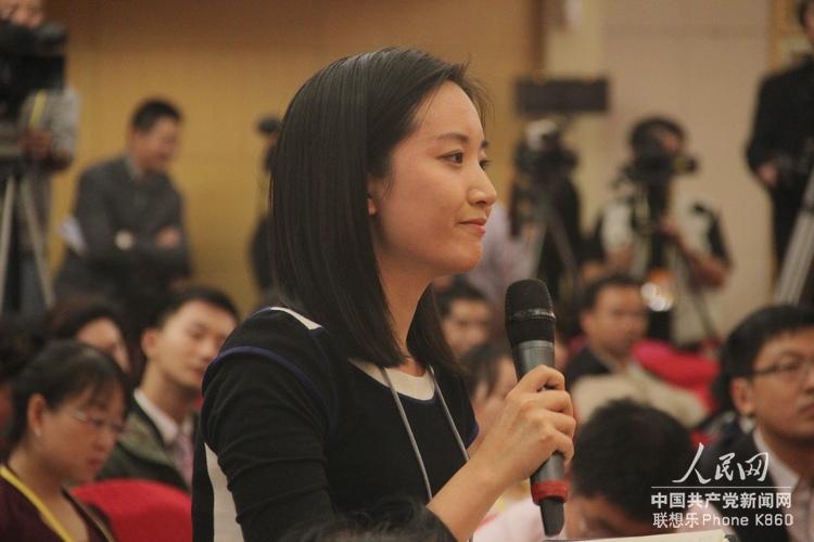 中國(guó)國(guó)際廣播電臺(tái)記者現(xiàn)場(chǎng)提問(wèn)（人民網(wǎng)記者 毛雷 攝）