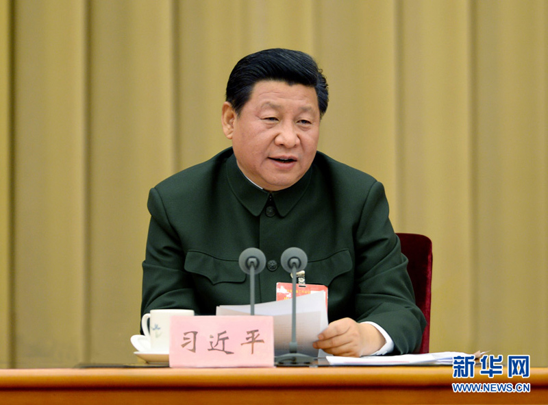 12月3日至4日，全軍裝備工作會議在北京召開。中共中央總書記、國家主席、中央軍委主席習近平在會上發(fā)表重要講話。 新華社記者李剛攝