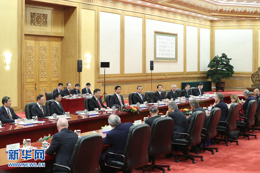 5月17日，國(guó)家主席習(xí)近平在北京人民大會(huì)堂同阿根廷總統(tǒng)馬克裡舉行會(huì)談。 新華社記者 馬佔(zhàn)成 攝