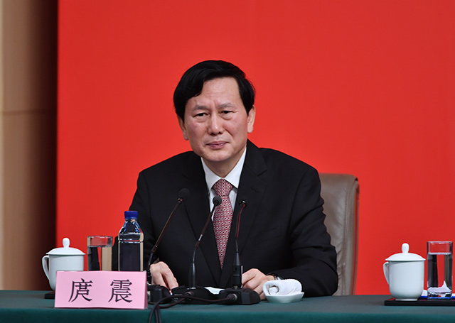 主持人、十九大新聞發(fā)言人庹震