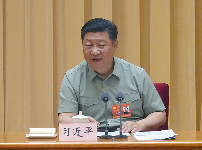 中央軍委黨的建設(shè)會(huì)議8月17日至19日在北京召開。中共中央總書記、國家主席、中央軍委主席習(xí)近平出席會(huì)議並發(fā)表重要講話。 新華社記者李剛 攝