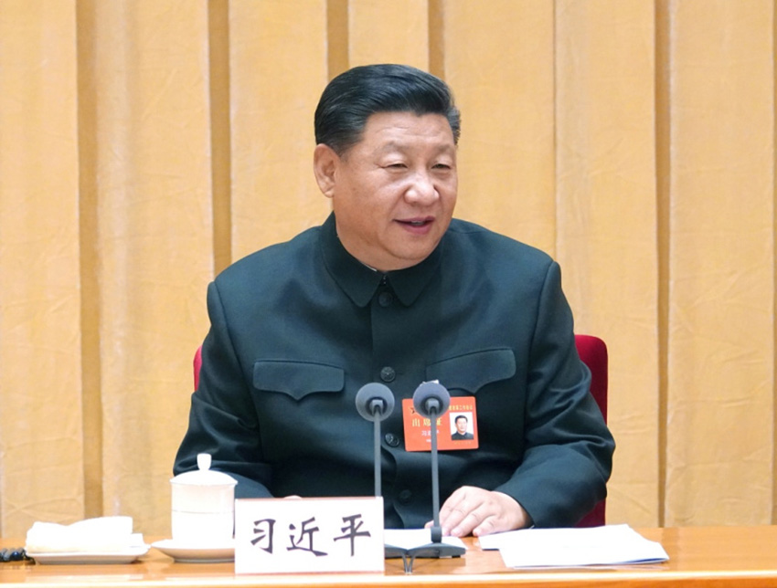 中央軍委政策制度改革工作會議11月13日至14日在北京召開。中共中央總書記、國家主席、中央軍委主席、中央軍委深化國防和軍隊改革領導小組組長習近平出席會議並發(fā)表重要講話。 新華社記者 李剛 攝