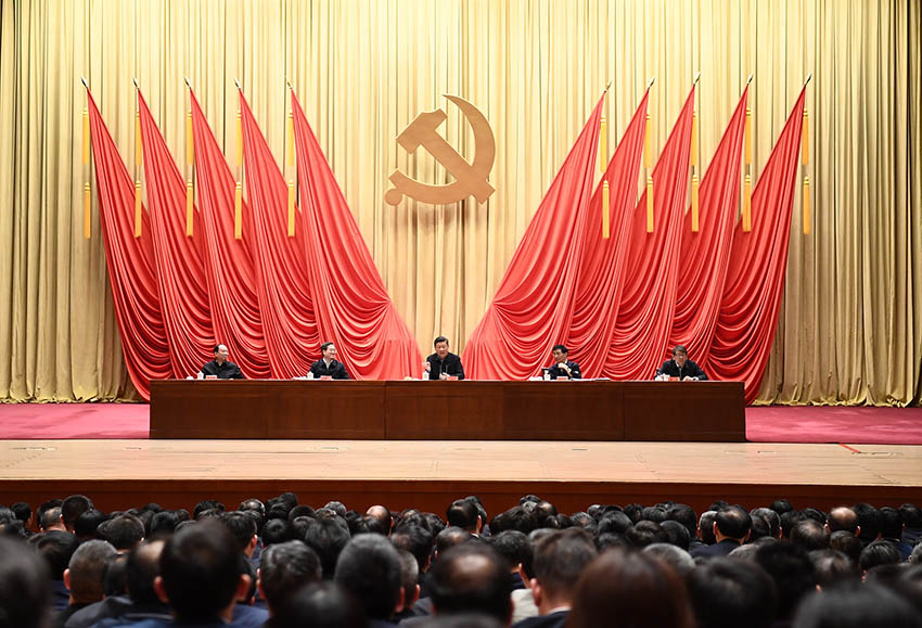 3月1日，2019年春季學期中央黨校（國家行政學院）中青年干部培訓(xùn)班在中央黨校開班。中共中央總書記、國家主席、中央軍委主席習近平在開班式上發(fā)表重要講話。 新華社記者 謝環(huán)馳 攝