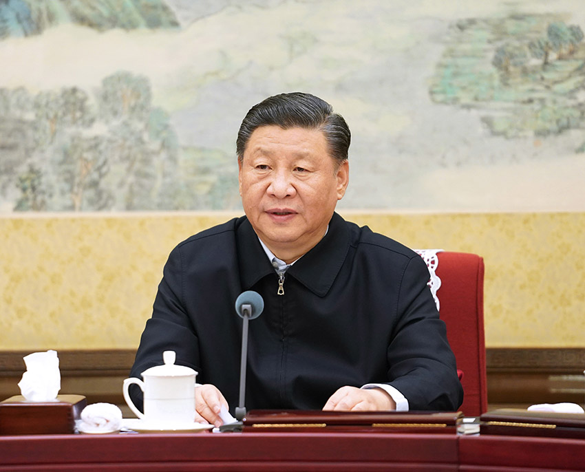 12月26日至27日，中共中央政治局召開“不忘初心、牢記使命”專題民主生活會，中共中央總書記習近平主持會議並發(fā)表重要講話。 新華社記者 李學仁 攝