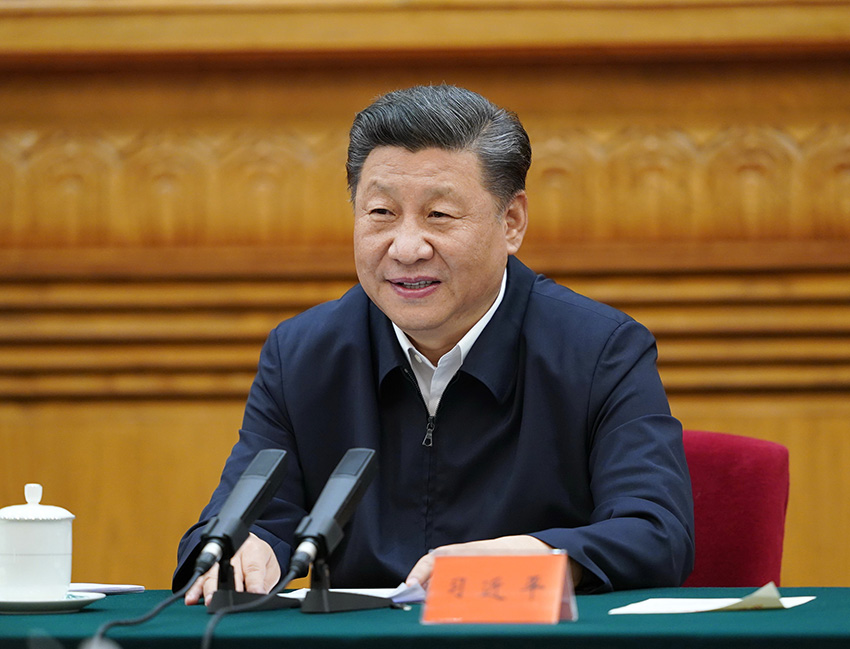 7月21日，中共中央總書記、國(guó)家主席、中央軍委主席習(xí)近平在京主持召開企業(yè)家座談會(huì)並發(fā)表重要講話。 新華社記者 岳月偉 攝