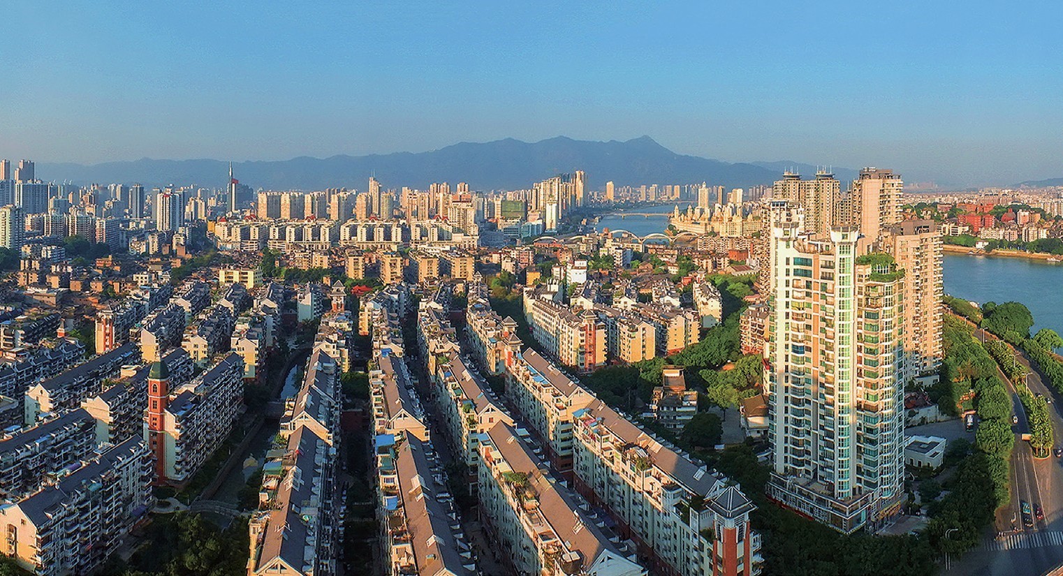 2018年，福州市臺江區(qū)蒼霞新城，高樓拔地而起，舊貌換新顏。