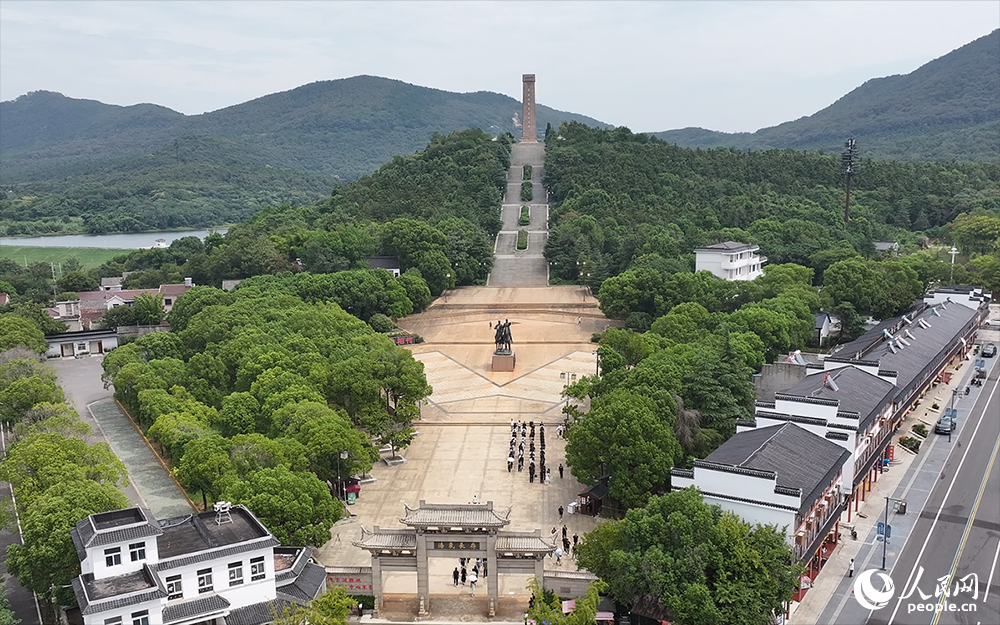 新四軍紀(jì)念館。（江蘇頻道）